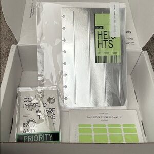 Cloth and paper items from the April box (Z)